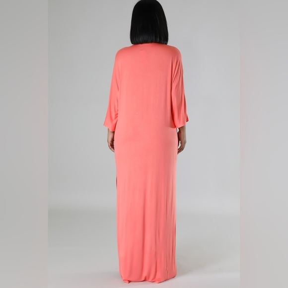 Chic Girl Coral Dress - Picture 4 of 4